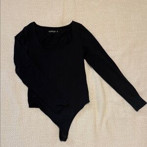 Black Long Sleeve Bodysuit